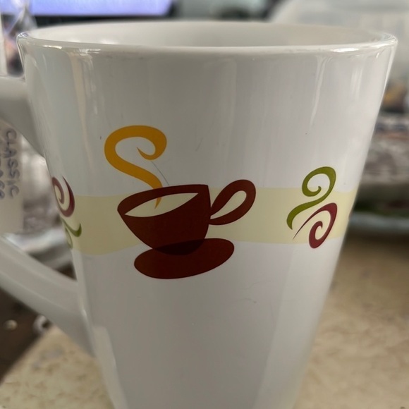 Dunkin Donuts Coffee Cup Tall Mug Steaming coffee cups - Picture 2 of 7